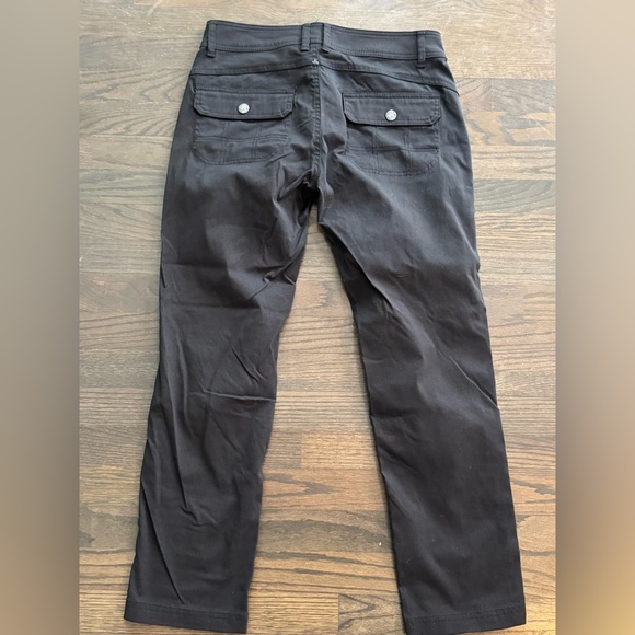 Prana Black outdoor hiking activewear pant. Size 6/27” inseam - Picture 2 of 7